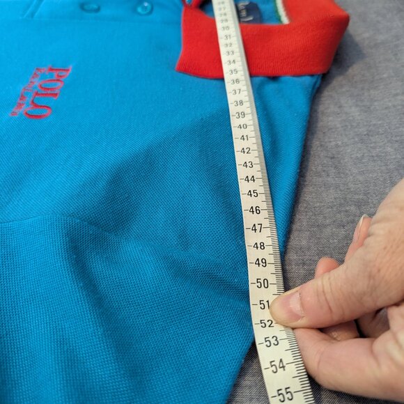 Vintage Ralph Lauren Polo Shirt Italy Flag - Men - Size L - Picture 9 of 12
